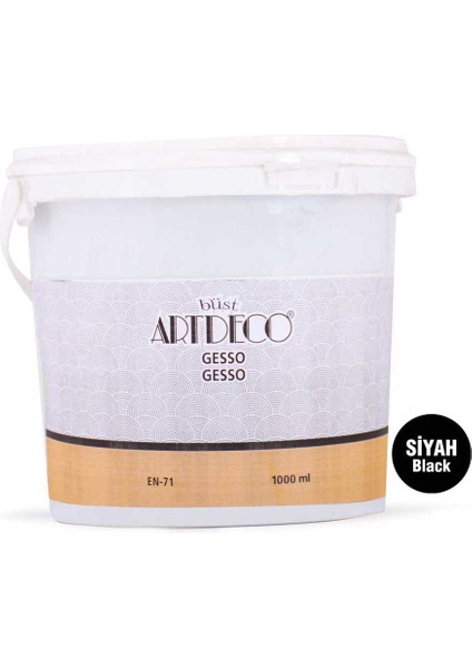 : Siyah Gesso : 1 Lt