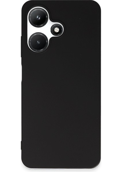 Infinix Hot 30I Uyumlu Kılıf Antibakteriyel Esnek Soft Parmak İzi Yapmaz Silikon - Siyah