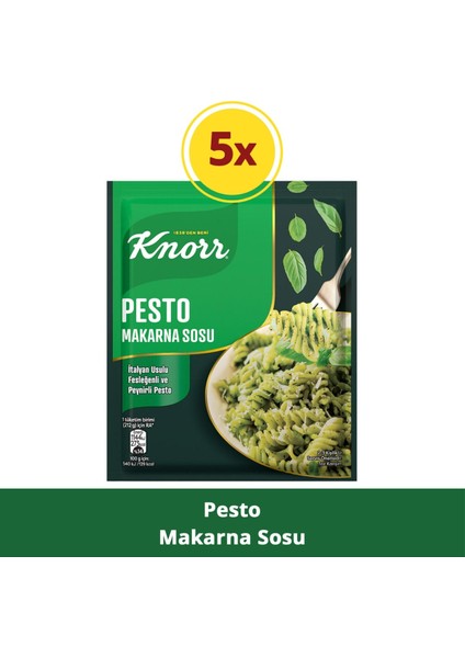 Pesto Makarna Sosu 50g x5