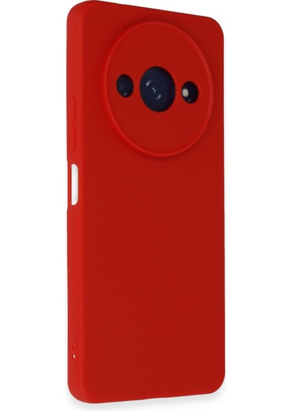 Xiaomi Poco C61 Uyumlu Kılıf Antibakteriyel Esnek Soft Parmak İzi Yapmaz Silikon - Kırmızı