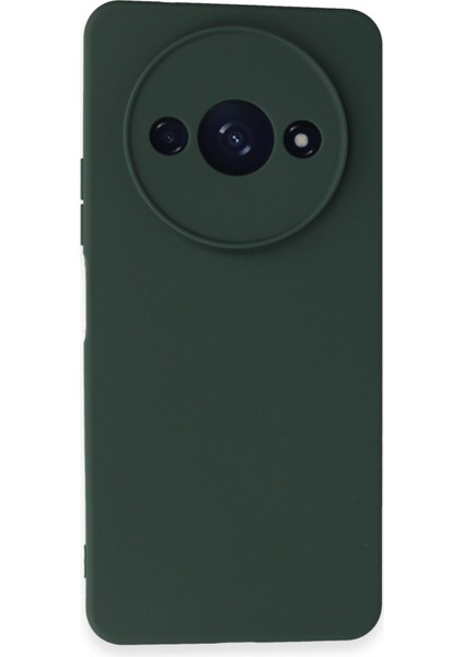 Xiaomi Poco C61 Uyumlu Kılıf Antibakteriyel Esnek Soft Parmak İzi Yapmaz Silikon - Koyu Yeşil