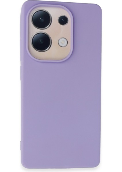Xiaomi Redmi Note 13 4g Uyumlu Kılıf Antibakteriyel Esnek Soft Parmak İzi Yapmaz Silikon - Lila