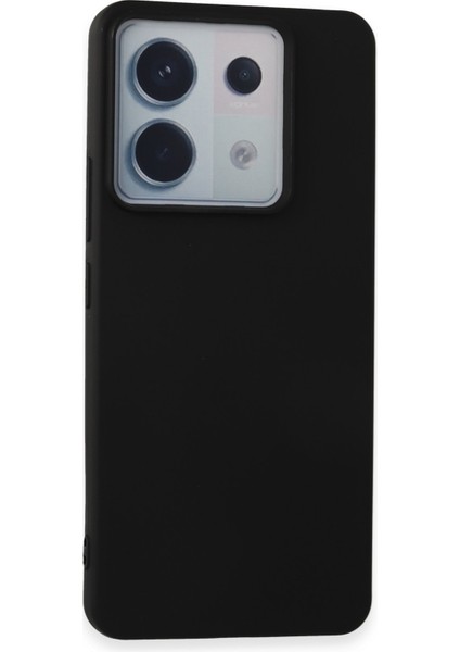 Xiaomi Redmi Note 13 Pro 5g Kılıf Antibakteriyel Esnek Soft Parmak İzi Yapmaz Liquid Silikon - Siyah