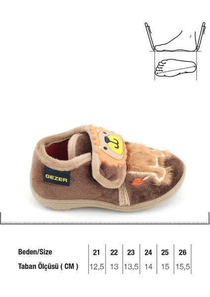 Bebe Erkek Çocuk Kışlık Cırtlı Ayarlanabilir Günlük Okul Kreş Panduf Ayakkabı fiyatları