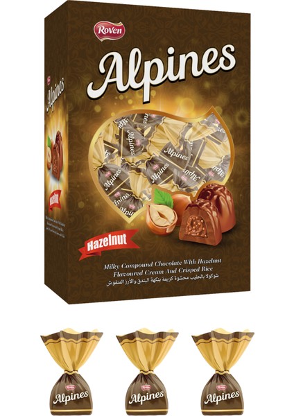 Fındık Aromalı Krema Dolgulu Pirinç Patlaklı Sütlü Çikolata - 2 kg