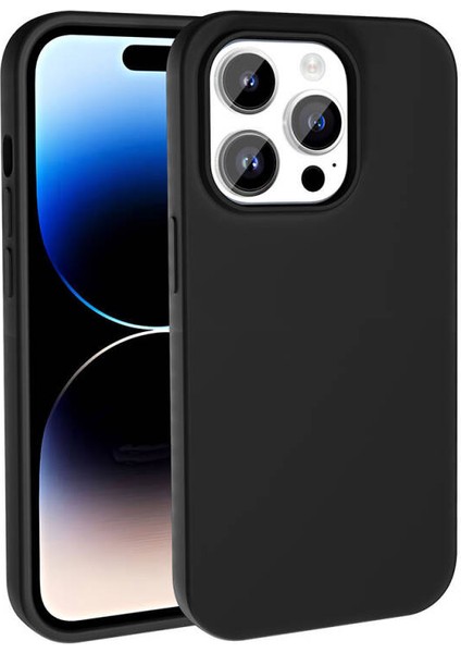 iPhone 14 Pro Max Kılıf Magsafe Şarj Özellikli Sıvı Teknolojili Silinebilir Sert Kivi Kapak