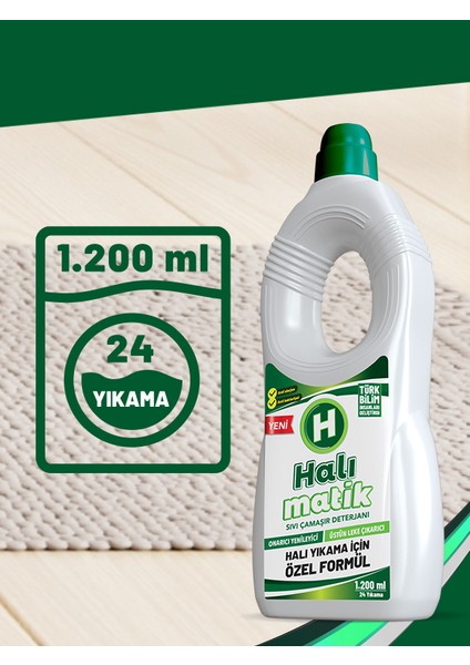 Sıvı Halı Kilim Yolluk ve Çamaşır Deterjanı 1200 ml