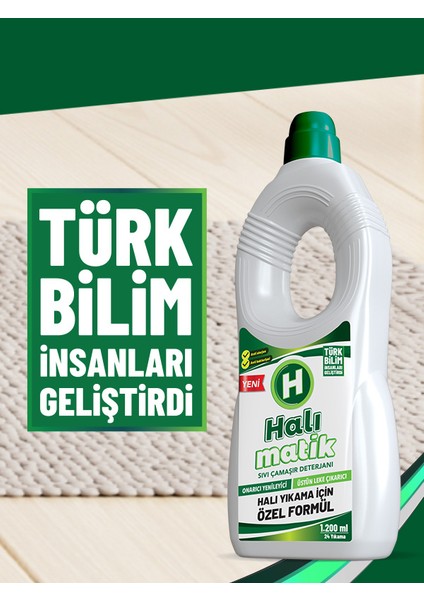 Sıvı Halı Kilim Yolluk ve Çamaşır Deterjanı 1200 ml