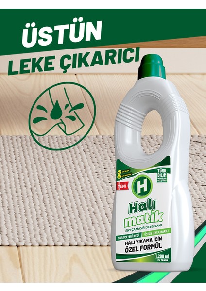 Sıvı Halı Kilim Yolluk ve Çamaşır Deterjanı 1200 ml