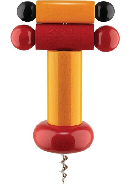 Ettore Sottsass Tirbüşon 18 cm x 6 cm Sarı