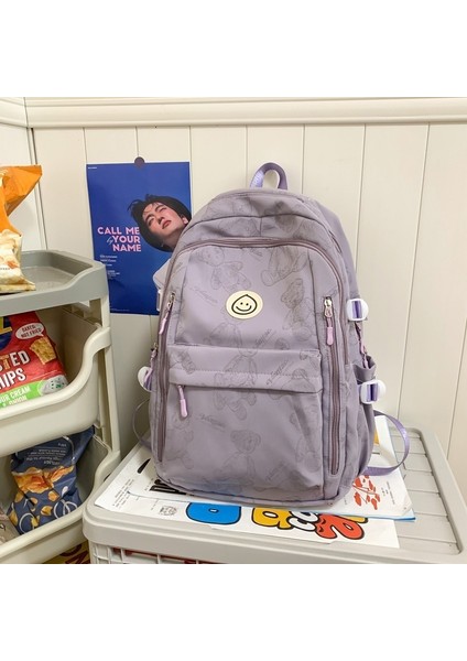 Büyük Kapasiteli Hafif Hafif Sırt Çantası Öğrenci Basit Lise Ortaokul Öğrenci Sırt Çantası (Yurt Dışından)
