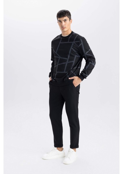 Jogger Kumaş Pantolon Krinkıl Dar Paça Cepli D3803AX24AU