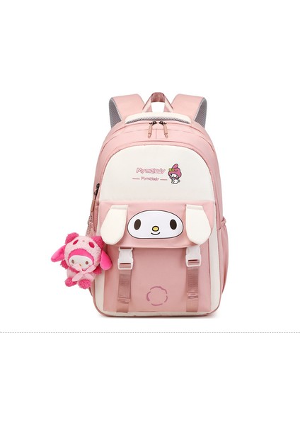 Öğrenci Okul Çantası 3-6 Sınıf Omuz Sırt Çantası Anime Kız Sevimli Sırt Çantası (Yurt Dışından)