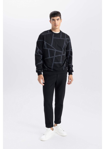 Jogger Kumaş Pantolon Krinkıl Dar Paça Cepli D3803AX24AU