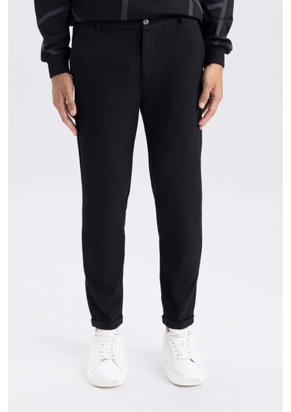Jogger Kumaş Pantolon Krinkıl Dar Paça Cepli D3803AX24AU