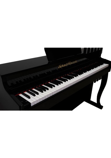 Shallreich SRP-175 Dijital Piyano – Kademeli Çekiç Aksiyon, Hi-Fi Full Band 3D Stereo, Bluetooth, Tabure ve Kulaklık Hediyeli