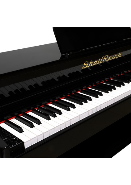 Shallreich SRP-175 Dijital Piyano – Kademeli Çekiç Aksiyon, Hi-Fi Full Band 3D Stereo, Bluetooth, Tabure ve Kulaklık Hediyeli