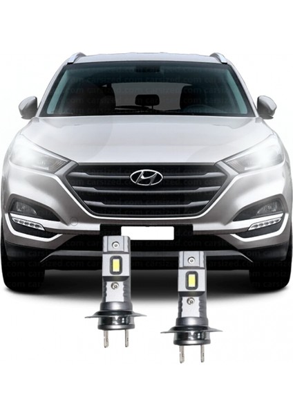 Hyundaı Tucson (2018-2020) Led Kısa Far Ampulü H7 Mini Led 2'Li Set Aparat Gerekmez