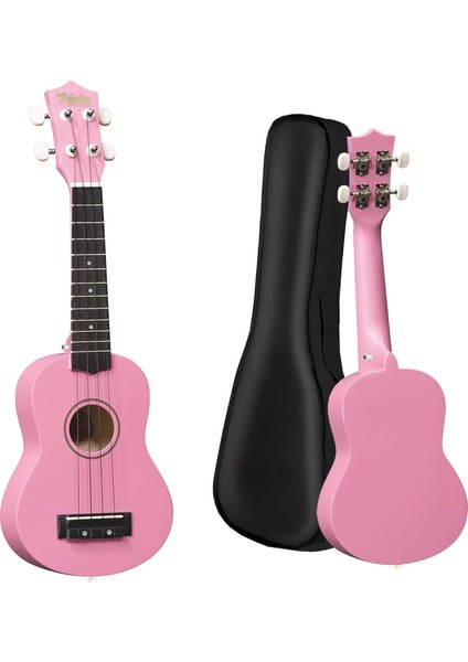 UKX-901PK Pembe Soprano Ukulele (Askı Çanta Metod Pena)