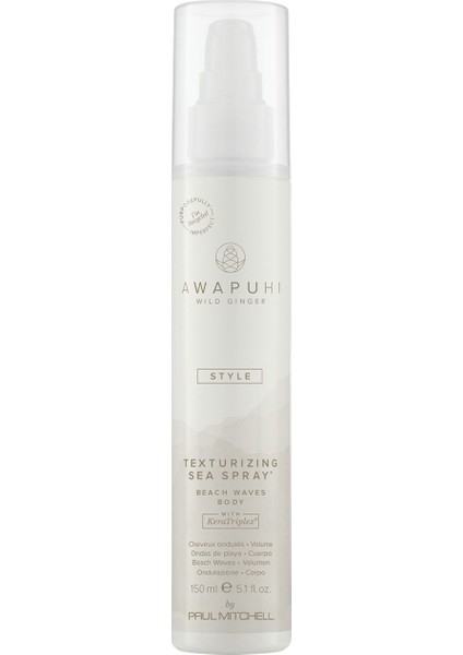 Awg Texturızıng Sea Spray Deniz Tuzu Dalga Spreyi 150 ml