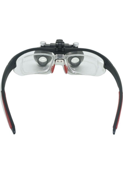 Hiperlupa ST695 Dereceli Cam Takılan Doktor Gözlük 2-5x Metal Çerçeve Loupe Büyüteçli Dişçi Gözlüğü