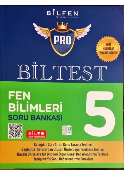 Bilfen Yayınları 5. Sınıf Biltest Fen Bilimleri  Soru Bankası - Yeni Müfredat