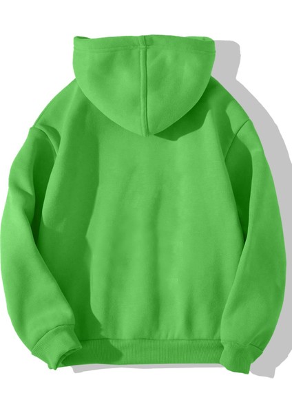 Çocuk Basic Hoodie Neon Yeşil fiyatları