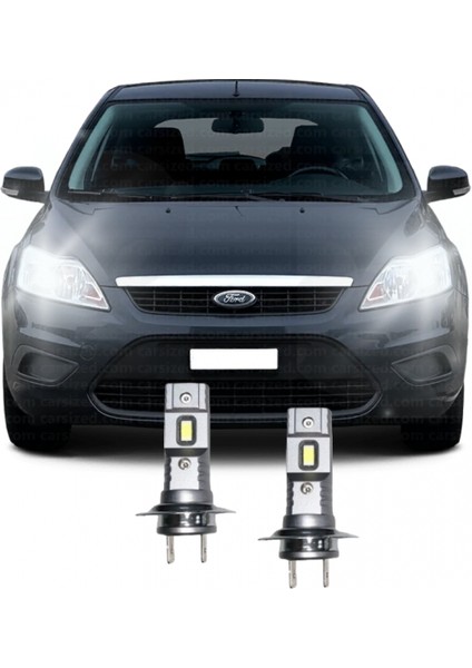 Ford Mondeo (2006-2014) Led Kısa Far Ampulü H7 Mini Led 2'Li Set Aparat Gerekmez