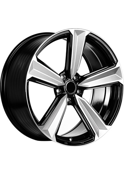 18 Inç 5X105 Babayaga Astra Cruze Uyumlu Siyah Elmas Kesim Jant Modeli Opel Chevrolet (4 Adet)