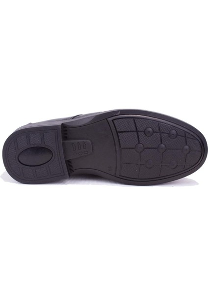 DMA08-08KS Siyah Ortopedik Günlük Kauçuk Taban Erkek Deri Ayakkabı fırsatları