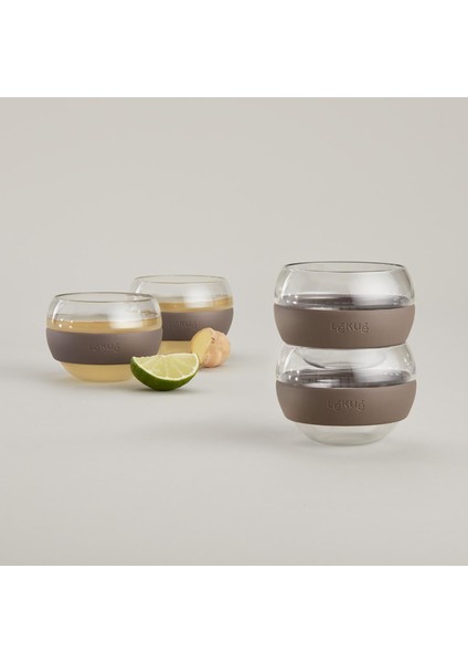 2'li Çay Fincanı 250 ml Kahverengi fiyatları