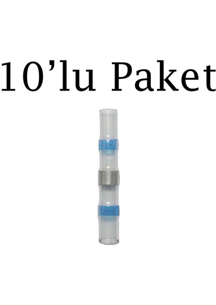 Kablo Ucu Isıt Birleştir Lehimli Mavi 15 - 25 mm2 10'lu Paket