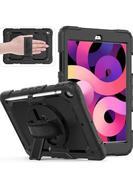 Ipad Air 3. Nesil 10.5 Inç Tam Uyumlu Zırh Özellikli Askılıklı Defender Military Kılıf