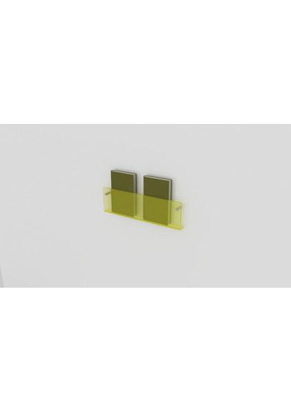 Akrilik - Plexiglass Dergi , Broşür , Kitap Rafı 50 cm