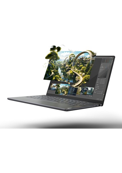 Yoga 7i – 14" IPS Wuxga Dokunmatik 2'si 1 Arada Laptop Intel Core Ultra 5 125U Intel Irıs Xe Graphics 16GB Lpddr5 Ram 512GB Pcle 4 SSD Win 11 Home Fırtına Grisi