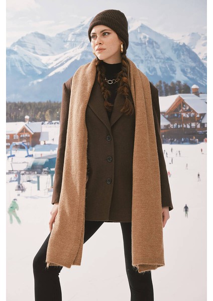 Kahverengi Kaşe Blazer