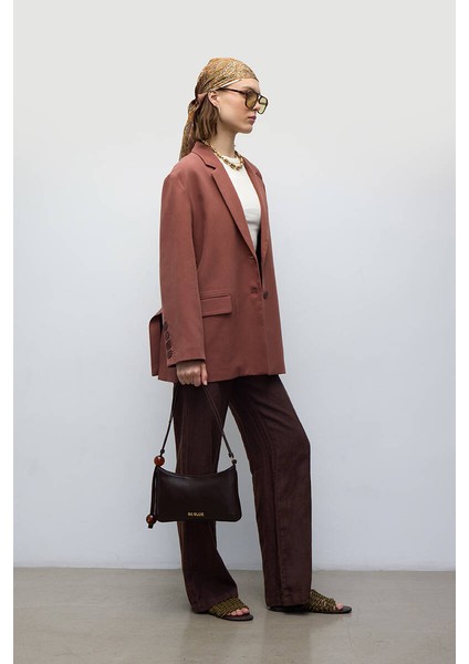 Soğan Kabuğu Yırtmaçlı Blazer fırsatları