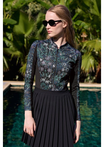 Floral Desenli Surf Mayo indirimleri