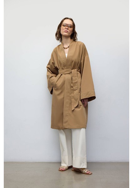 Camel Kimono Trençkot fiyatları