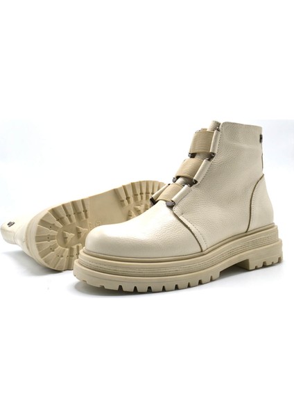 Kadın Casual Deri Bot Bej 2152102K