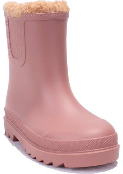 W10290 Tokio Burreguito Pembe Ortopedik Kürklü Kız Çocuk Yağmur Çizme