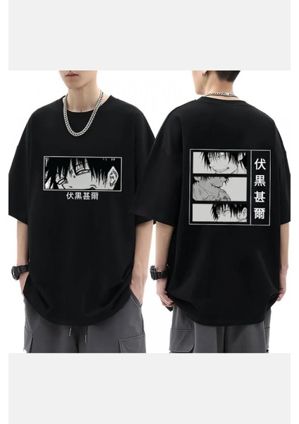 Anime Jujutsu Kaisen Toji Eyes Ön Arka Unisex T-Shirt
