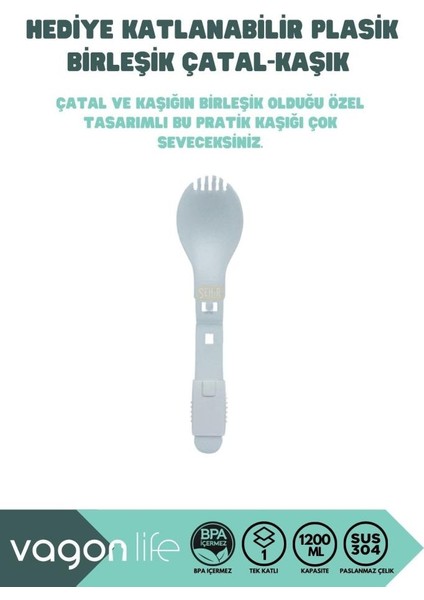 4 Bölmeli ( Yeni ) 1200 ml Çelik Lunch Box VGN-7080 - Siyah fırsatları
