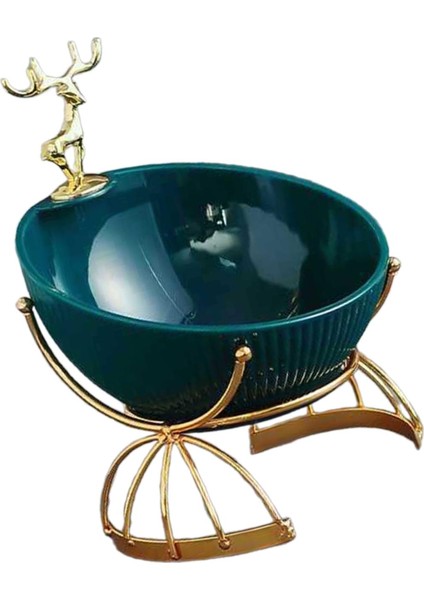 Geyik Depolama Tepsisi Heykeli Geyik Heykelciği Parti Düğün Oturma Odası Yeşil (Yurt Dışından) indirimleri