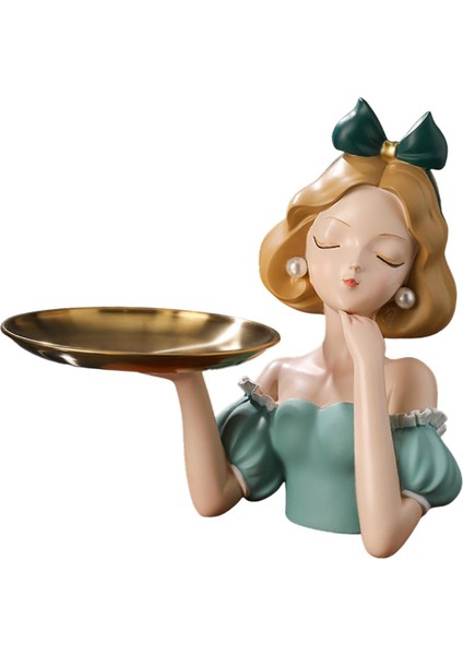 Figürü Kasesi Tepsisi Şömine Rafı Için Dekorasyonu Yeşil (Yurt Dışından) fırsatları