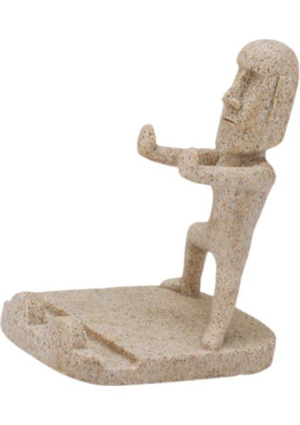 Paskalya Adası Heykeli Moai Heykeli Dekor Telefon Oturma Odası I At Şu (Yurt Dışından)