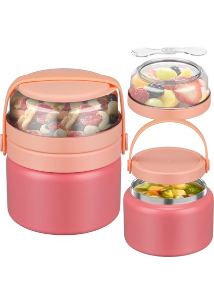 Adet Isı Yalıtımı (Yaklaşık 236,6 Ml) Atıştırmalık Kabı ile Çorba Yalıtımı Yemek Için Uygun Çocuk Termos Kabı Yemek Kabı Geniş Ağızlı Vakum Paslanmaz Çelik Sızdırmaz (Yurt Dışından) fiyatları