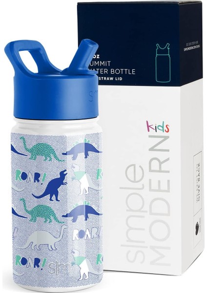 ， Hasır Kapaklı Çocuk Su Şişesi | Yeni Yürümeye Başlayan Çocuklar ve Erkek Çocuklar Için Yalıtımlı Paslanmaz Çelik Yeniden Kullanılabilir Bardak | (Yurt Dışından)