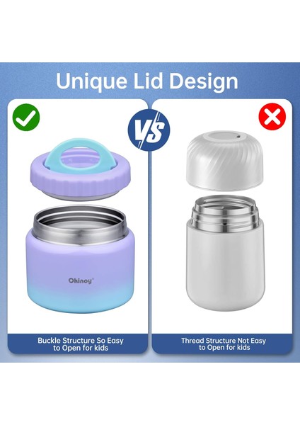 , Çocuk Mama Kavanozu (10 Oz) Vakum Yalıtımlı Yemek Kabı Çift Duvarlı Paslanmaz Çelik Yiyecekleri Sıcak/soğuk Tutar Öğle Yemeği Kutusu Yalıtımlı (Yurt Dışından) fiyatları