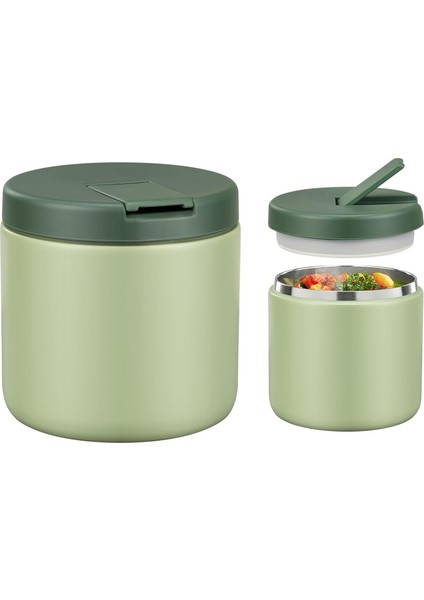 12 Oz Çocuklar Çorba Yalıtımlı Vakumlu Gıda Kavanoz Yapış Kapaklı Paslanmaz Çelik Geniş Ağızlı Sızdırmaz Öğle Yemeği Kabı Okul Gezileri Için 1 Paket (Yurt Dışından)